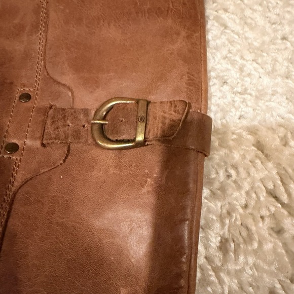 BORN Mercado Knee High Boot Women's Size 7 Cognac Brown Brand - Picture 10 of 10